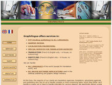 Tablet Screenshot of graphilingua.com